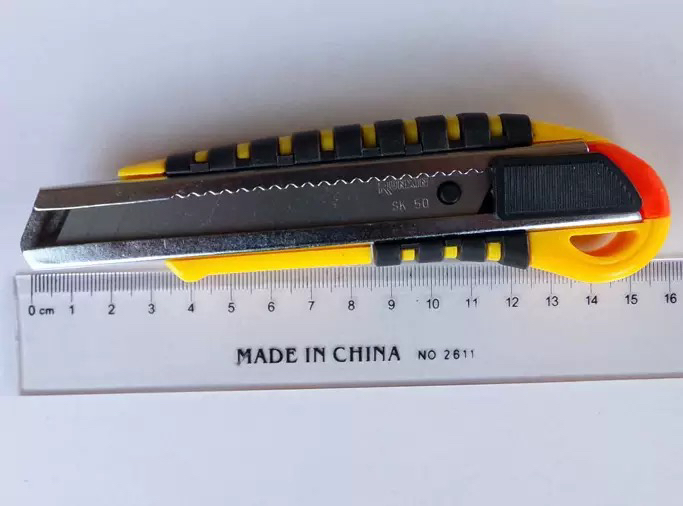 润信牌刀具RX-182自锁大美工刀 L182 18MM介刀清洁刀裁纸刀大界刀