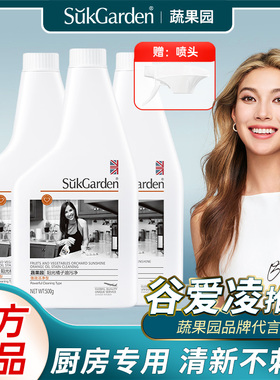 蔬果园阳光橘子油污净厨房快速去污除垢油渍(泵装/盖装)-500g