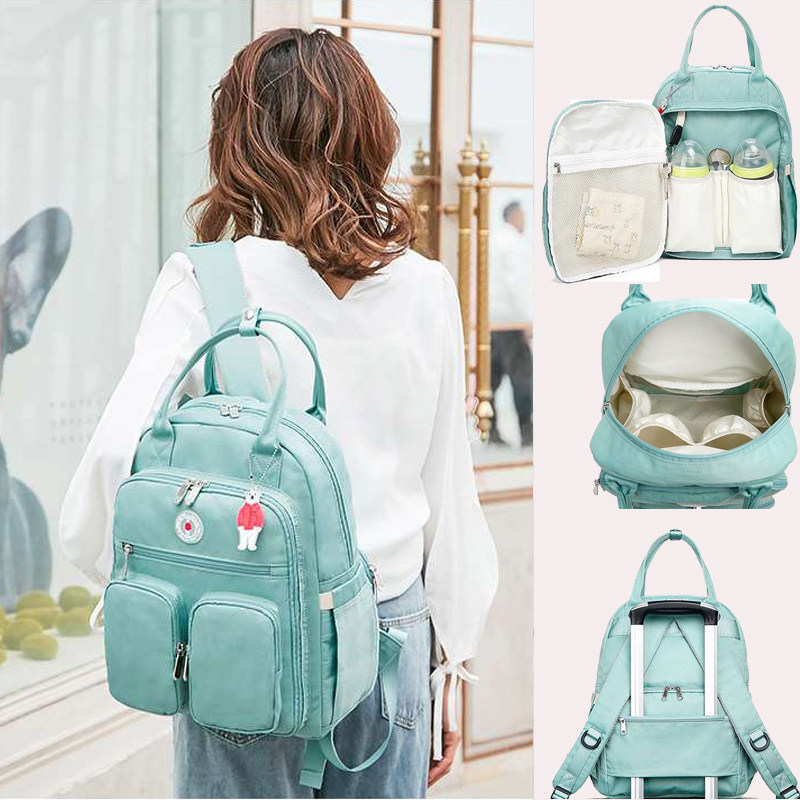 专柜日本超火妈咪包多功能大容量时尚减龄外出双肩母婴包背包