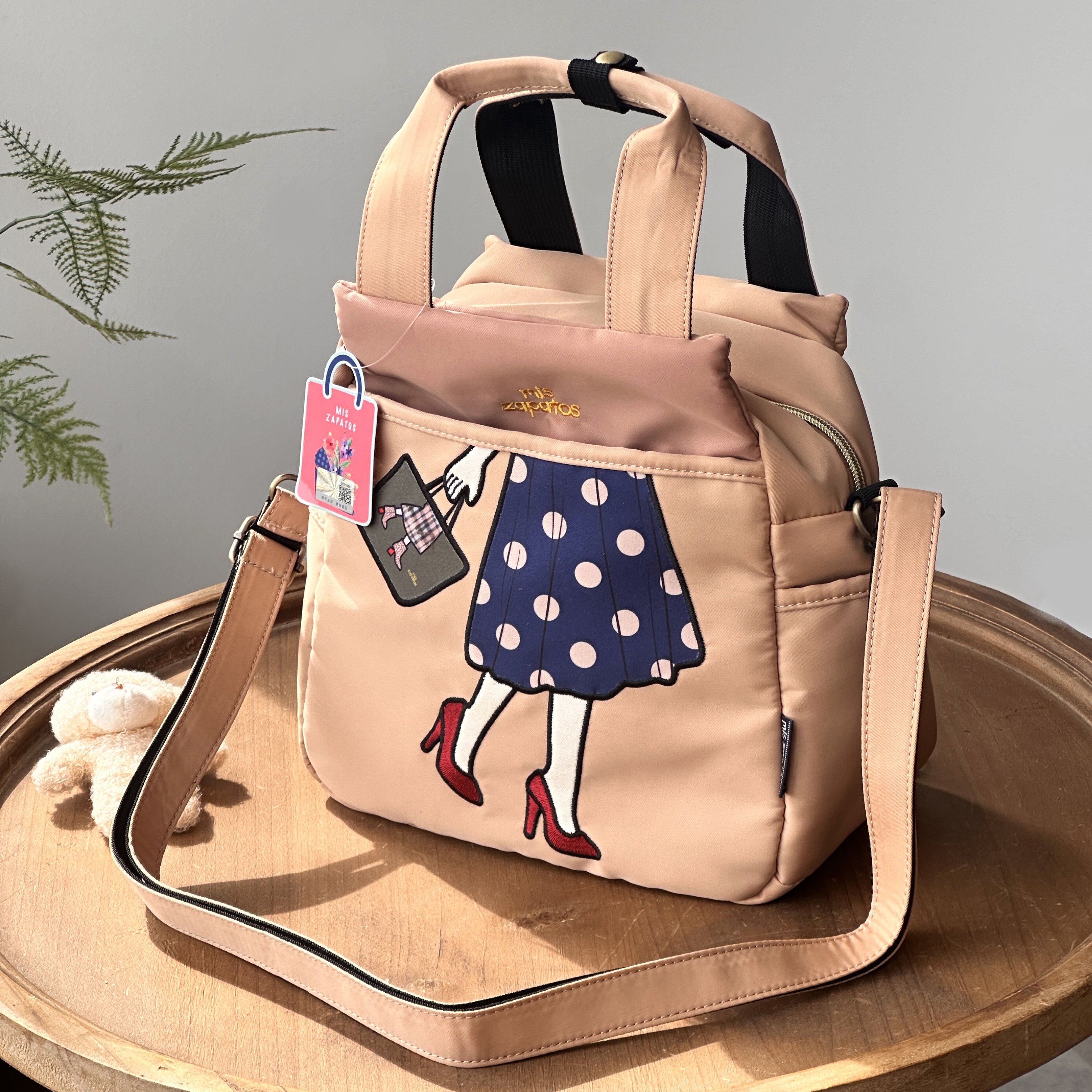 小众设计款正品防水三用小背包女包包手提斜挎包双肩包通勤旅行包