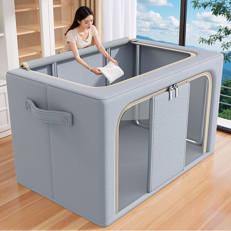 【大到能装人的！】衣服收纳箱