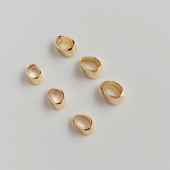 14k包金保色瓜子扣自制项坠扣项链坠子扣手工diy饰品配件