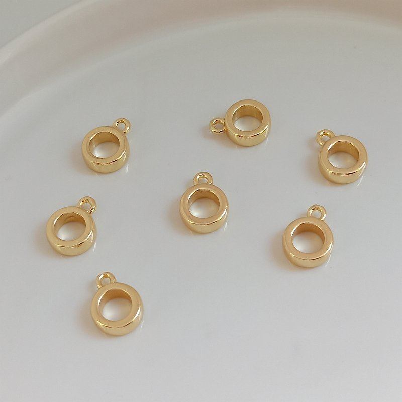 包金吊坠闭口手工饰品配件