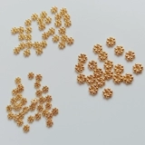 Бусины из воскового агата, аксессуар ручной работы, аксессуары, 14 карат, золотой цвет, DIY