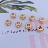 Браслет с одной бусиной, колесо, модные бусины, аксессуар, аксессуары, 18 карат, 10мм