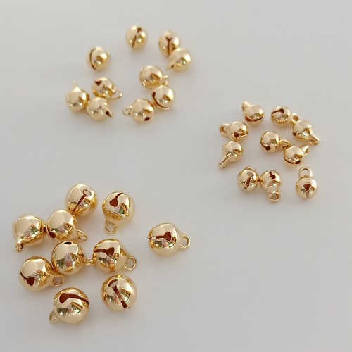 diy包金铃铛手链挂坠首饰品