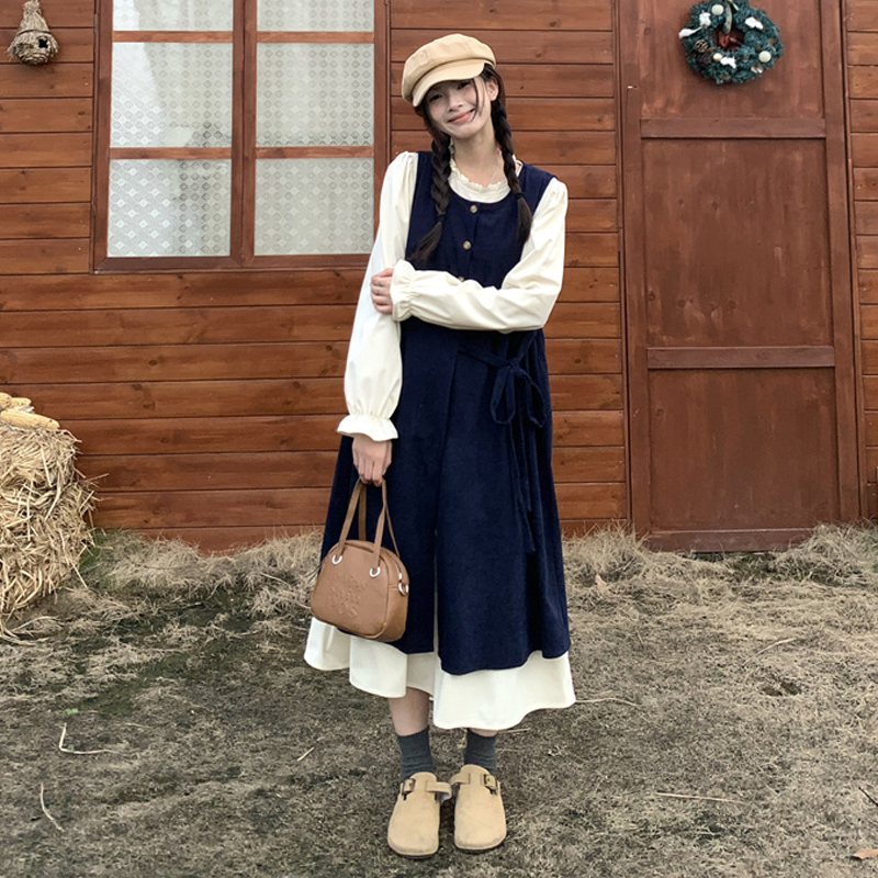 大码女装宽松遮肉减龄显瘦两件套