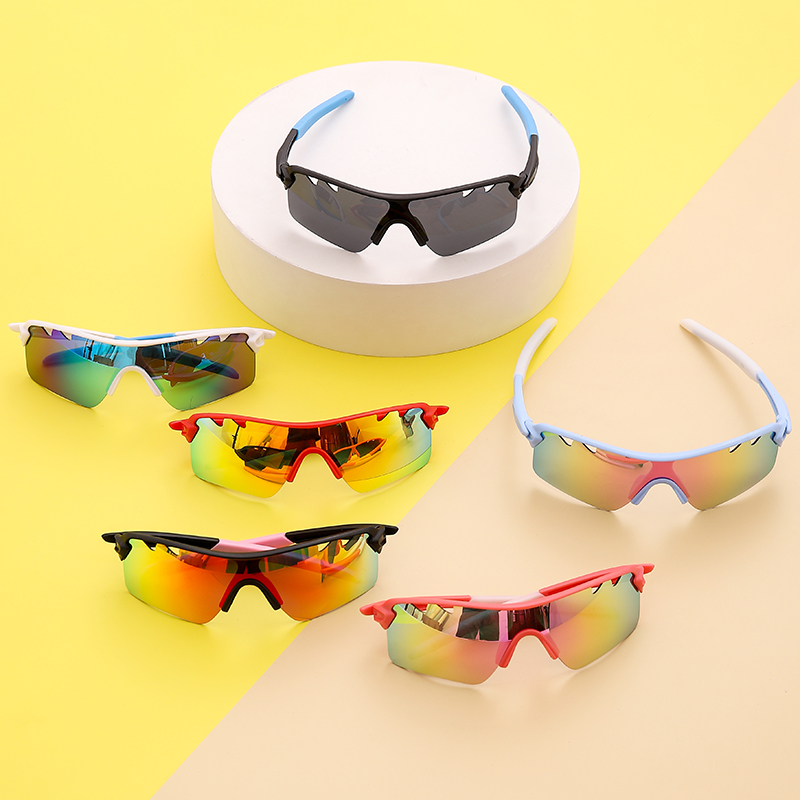 男童女童潮酷骑自行车防风太阳镜