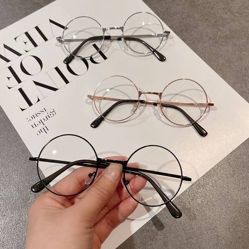 儿童配饰平光镜可爱装饰圆框眼镜