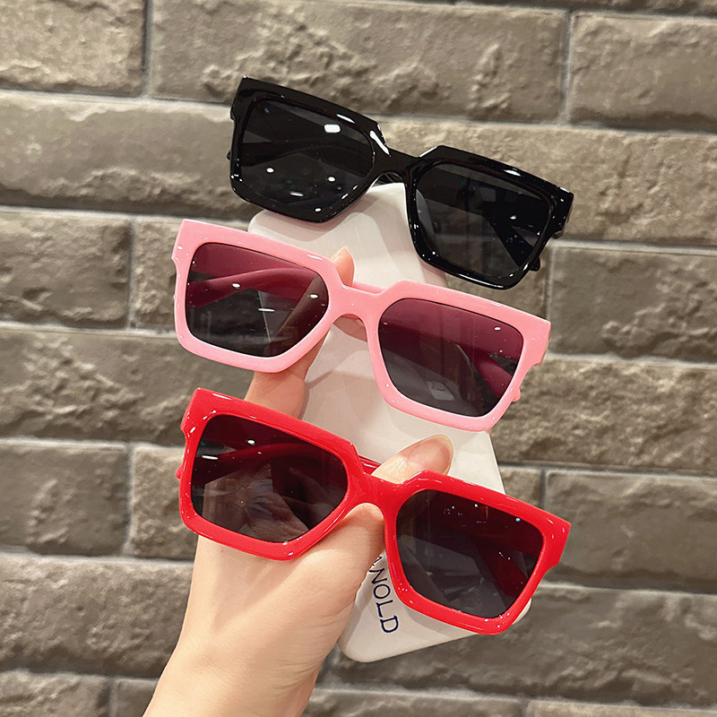 儿童墨镜男女童时尚大框遮阳镜防紫外线宝宝个性拍照太阳镜女孩潮,童装/婴儿装/亲子装,太阳镜,淘宝优惠券,粉丝福利购,淘宝优惠卷