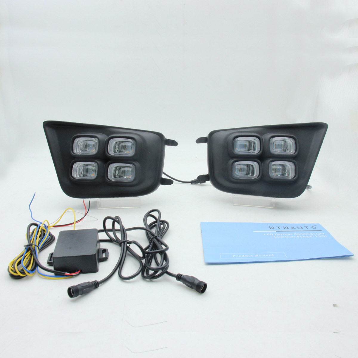 适用于塔库玛 2012-2015 日行灯日间行车灯白转黄ledG改装车雾灯