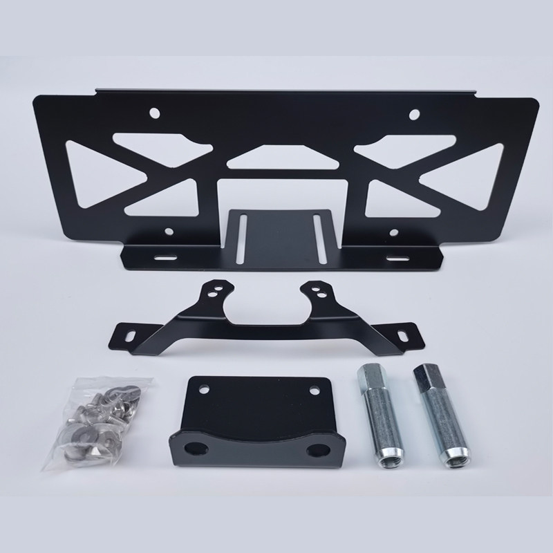 适用 jeep牧马人JK JL后备胎牌照架撒哈拉后尾门轮毂车牌框支架