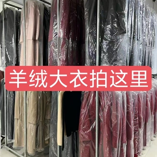 灰色短款双面羊绒大衣女2025年秋冬季新款小个子高级感羊毛呢外套