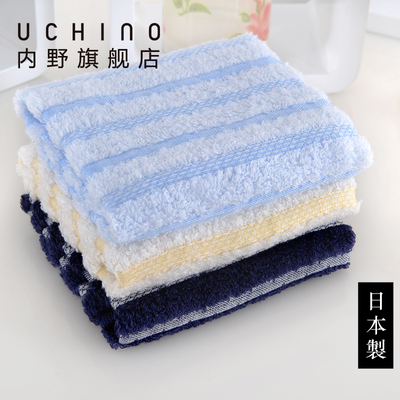 内野日本进口素色柔软吸水小毛巾