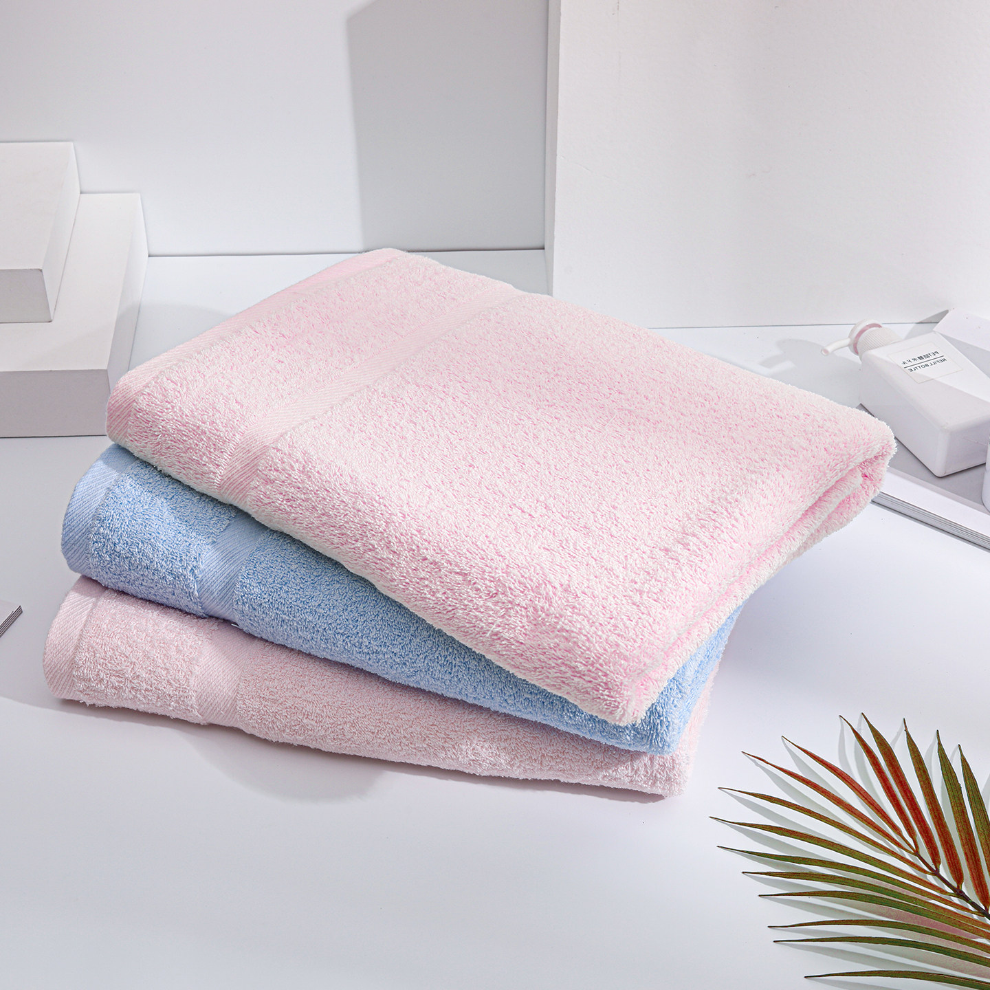 【百亿补贴】uchino内野纯棉绣字系列浴巾面巾方巾男女通用毛巾