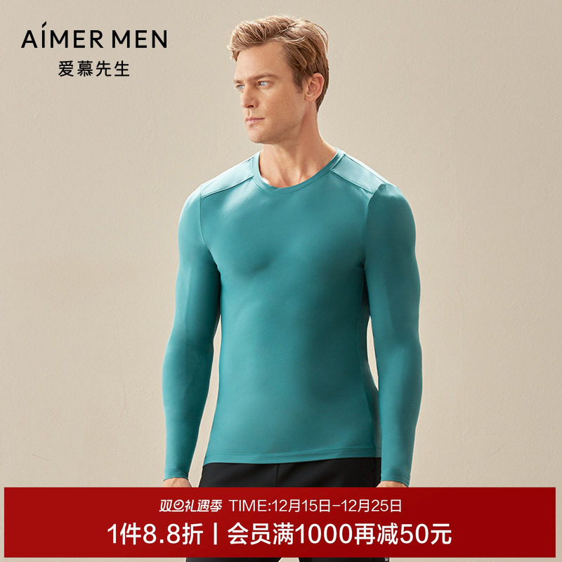 爱慕先生20AW酷感运动圆领长袖
