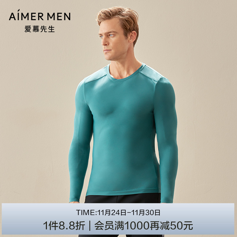 爱慕先生20AW酷感运动圆领长袖