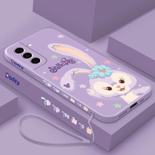 三星S21FE手机壳防摔Galaxy S21 FE星黛露液态硅胶软壳盖乐世S21FE镜头全包边保护套网红卡通男女新款外壳薄