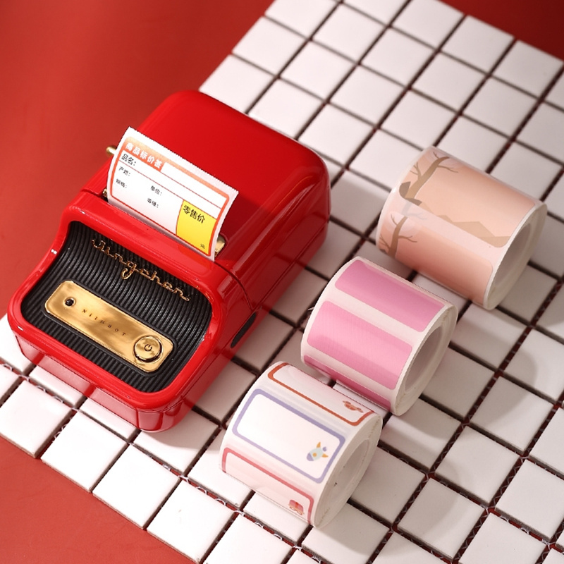 复古商品面包生产日期标签打印机