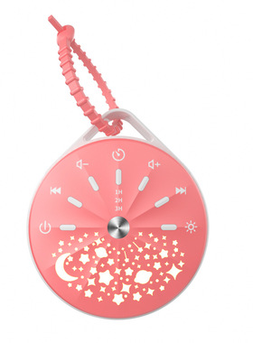 新品 宝宝音乐胎噪音安抚助眠仪 LED七彩灯睡眠器