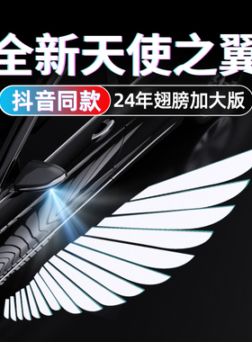 汽车天使之翼迎宾灯后视镜翅膀照地灯车门灯通用氛围灯倒车镜改装