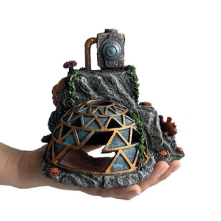 鱼缸造景火星基地月球登录器航天系列造景装饰摆件月球车航天飞机