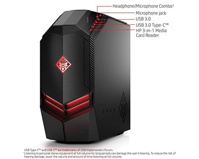 HP暗影精灵4 OMEN 880 游戏水冷电脑主机 I7 8700K 9700K 非实价