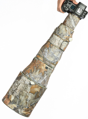 适用CANON佳能RF600mm F4 L IS USM长定焦镜头迷彩炮衣保护套640