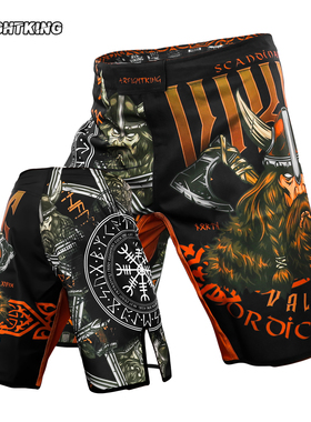 MMA自由搏击格斗运动速干柔术耐磨训练短裤男UFC健身弹力比赛泰拳