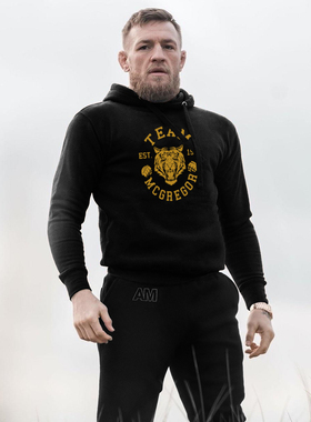 UFC嘴炮康纳麦格雷戈MMA同款健身老虎套头卫衣男外套搏击格斗训练