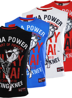 柔猴训练无袖MMA搏击背心运动速干坎肩UFC定制格斗训练健身泰拳击