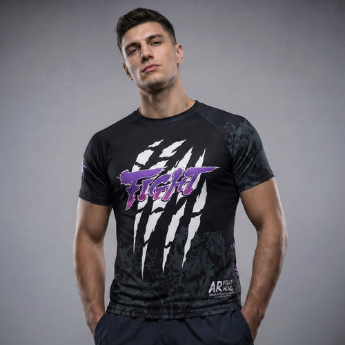 UFC拳击速干透气短袖T恤MMA修身