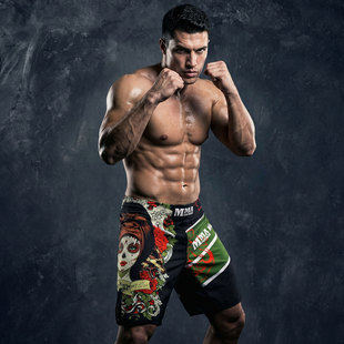 MMA搏击运动短裤男女UFC综合格斗训练泰拳击裤子柔术散打定制比赛