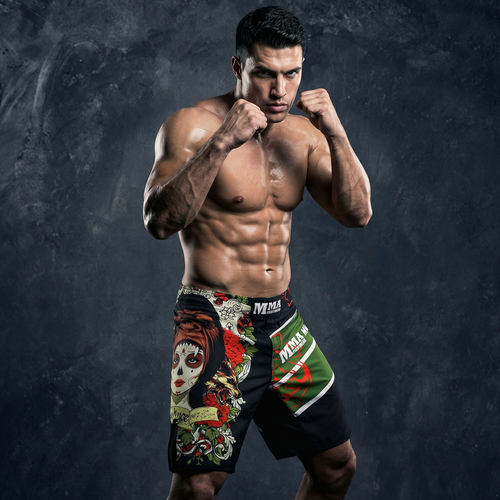 搏击柔术短裤UFC泰拳击MMA格斗夏