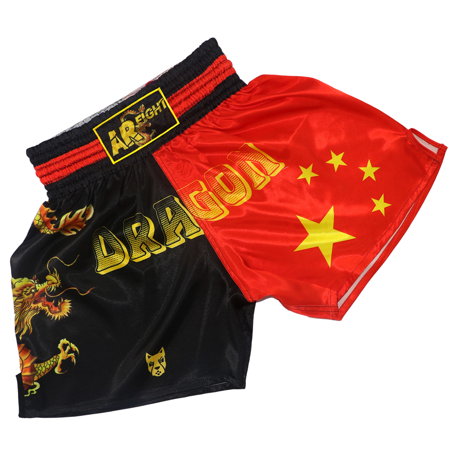 泰拳格斗健身运动拳击裤国潮比赛