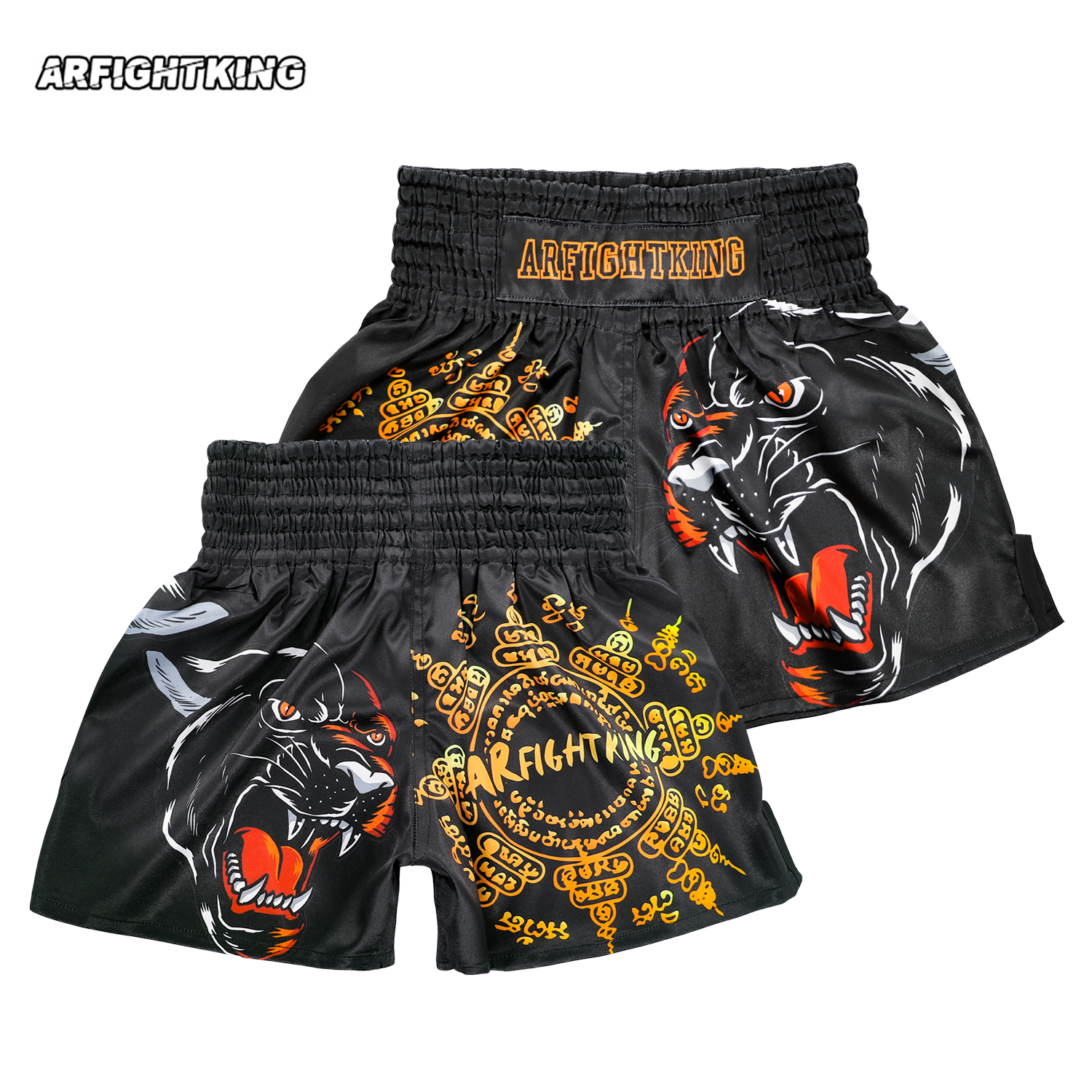 UFC黑豹速干泰拳武术健身男比赛MMA男女搏击格斗运动训练短裤