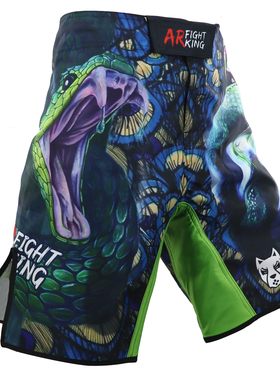 MMA泰拳搏击运动短裤子UFC综合格斗训练健身柔术定制跑步沙滩散打