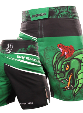 综合格斗UFC训练MMA运动短裤男女定制毒液泰拳击散打跑步搏击裤子