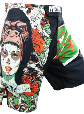 MMA搏击运动短裤男女UFC综合格斗训练泰拳击裤子柔术散打定制比赛