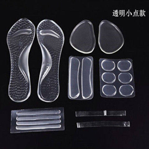 防磨脚硅胶透明隐形后跟贴