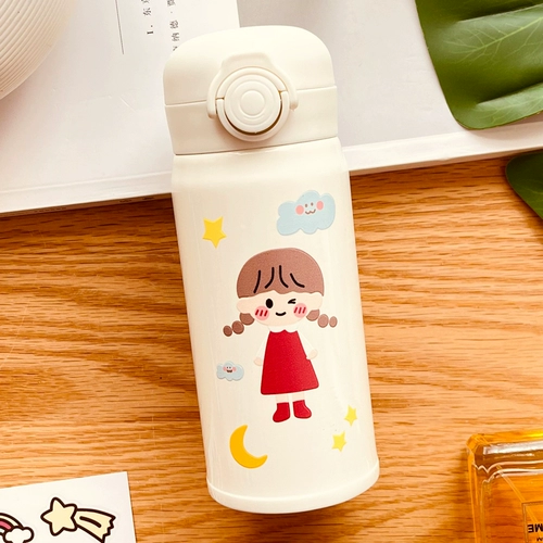 Высококачественный милый портативный стакан из нержавеющей стали, популярно в интернете