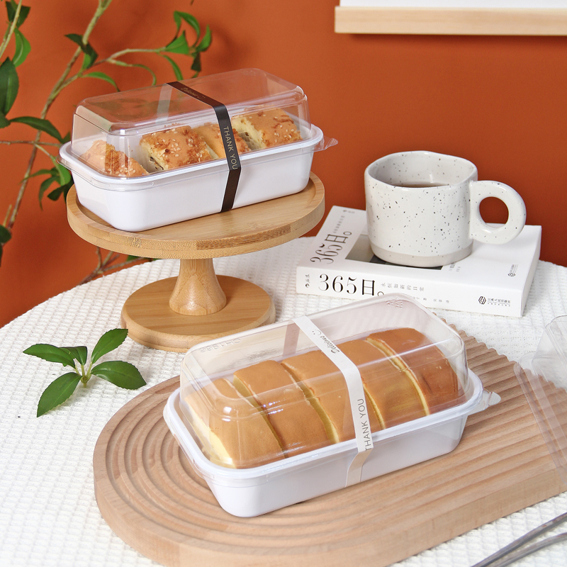 蛋糕卷包装盒瑞士卷切件桃酥烘焙