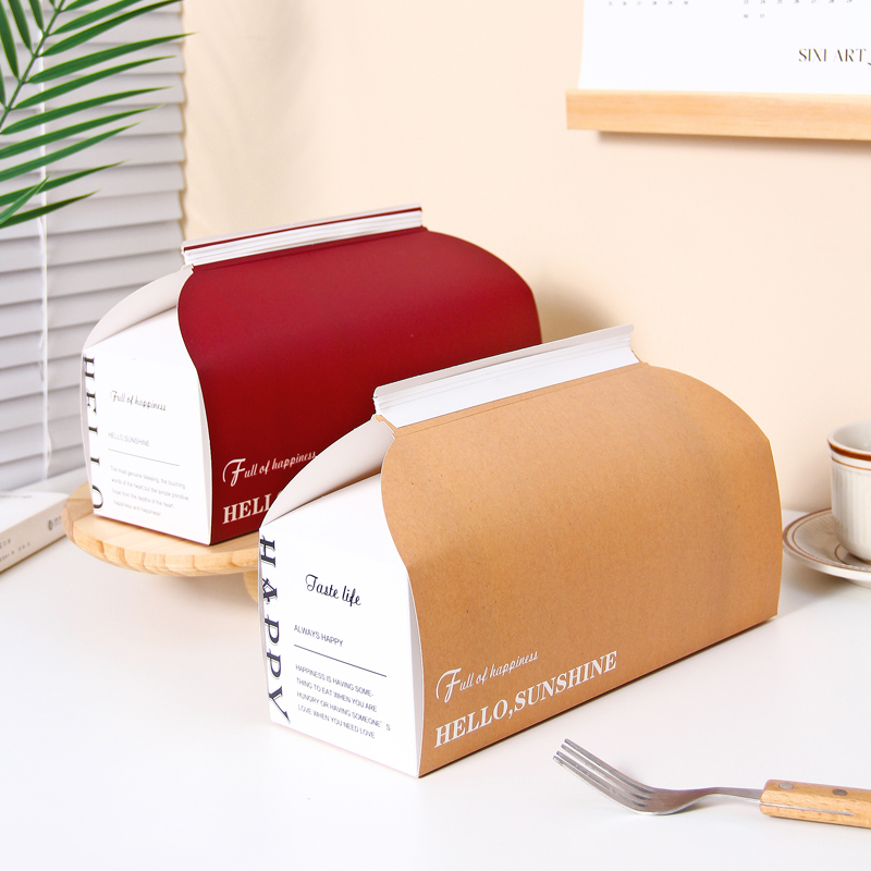 蛋糕卷包装盒长条日式瑞士卷慕斯