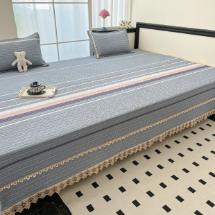 2025新款全棉夹棉大炕盖土炕火炕简约纯棉榻榻米床盖四季通用夏季