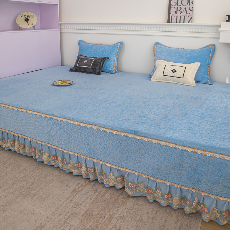 纯色简约现代大炕盖榻榻米床盖