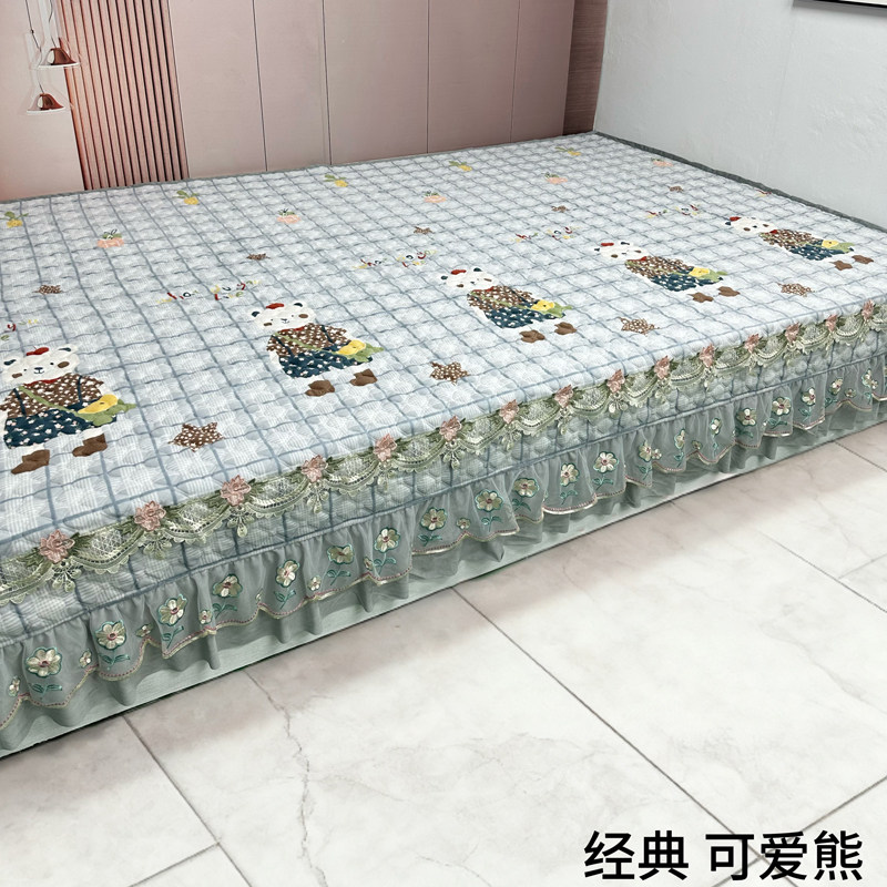 榻榻米床盖牛奶绒火炕专用炕盖农村大炕上的专铺床单土炕炕毯炕垫