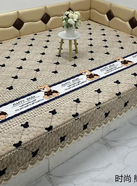 新款牛奶绒大炕盖榻榻床单土炕火炕冬季专用铺盖炕毯防滑定制简约