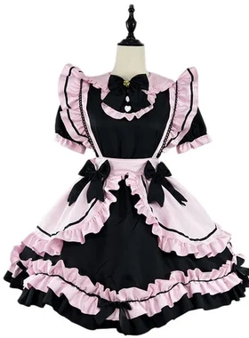 女仆装可爱coscosplay服连衣裙猫咪洛丽塔女佣lolita万圣节