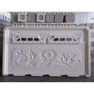 河提桥梁梅兰竹菊仿石护栏模具景区仿铸造石栏杆围栏花板建筑模板