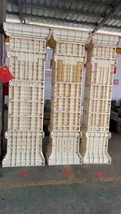 罗马柱模具新款网红回字纹方形塑钢加厚欧式别墅新中式花纹柱磨具